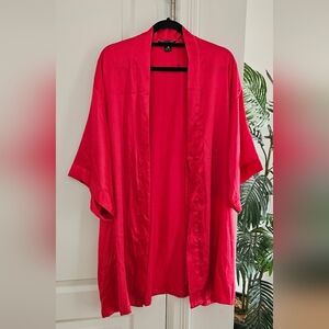Victoria's Secret Red Satiny Silky Robe